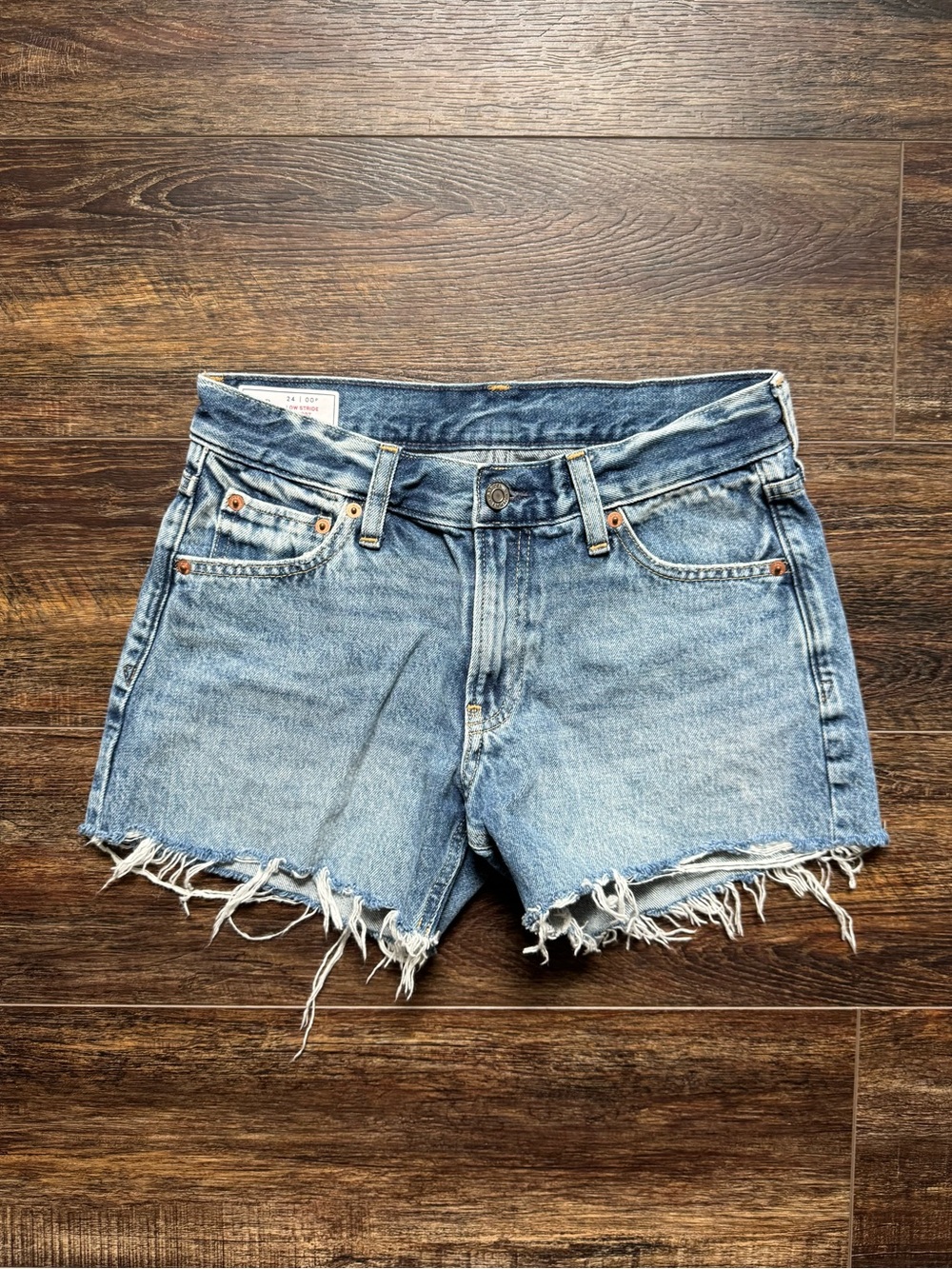 Gap Women’s Denim Jeans Shorts Raw hem 24